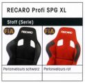 RECARO Profi SPG XL - Bezugsvarianten